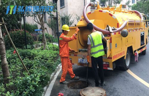 上海浦东新区合庆镇雨污管道清淤疏通